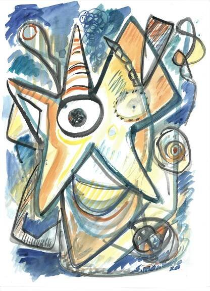 Gouache | Simon Cato Spang-Hanssen 