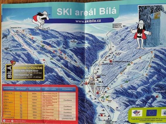 ski areál bílá