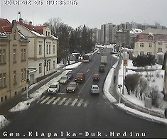 Hustotu provozu v Kladně můžete sledovat na internetu