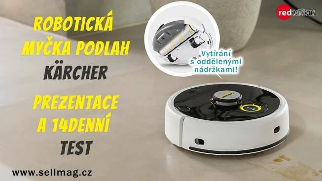 První robotická myčka podlah Kärcher RCF3 - prezentace a dvoutýdenní test