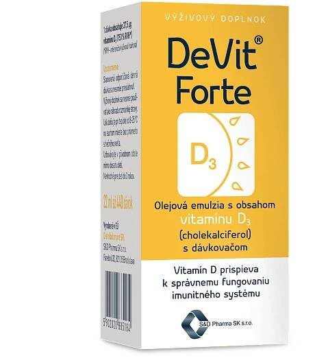 DeVit Forte 1×22 ml, výživový doplnok