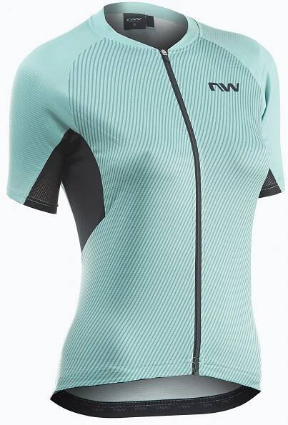 Dámský cyklistický dres Northwave Force Evo blue surf