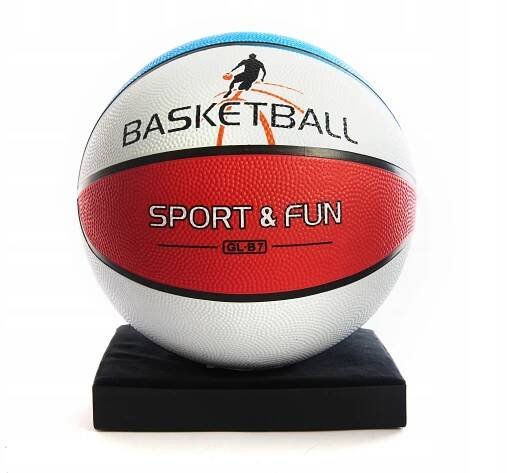 BASKETBALOVÝ MÍČ BASKET VELIKOST 7 RŮZNÉ BARVY
