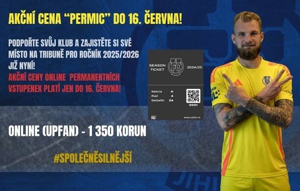 FC Vysočina Jihlava - permanentní vstupenka 2025/26