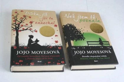 JOJO Moyesová: Než jsem tě poznala, Dívka, již jsi tu... Dvě knihy. - Knihy