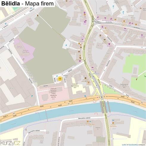 Bělidla - mapy | Kurzy.cz