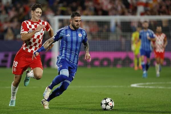 Futbal (Liga majstrov): Girona FC - Slovan Bratislava