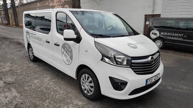 Pronájem vozu Opel Vivaro Long 9-míst Frýdek-Místek, Místek MORAVIA Rent - půjčovna dodávek • Firmy.cz