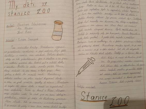 Čtenářské deníky - My děti ze stanice ZOO - Oficiální stránky Základní školy a Mateřská školy Vrchotovy Janovice