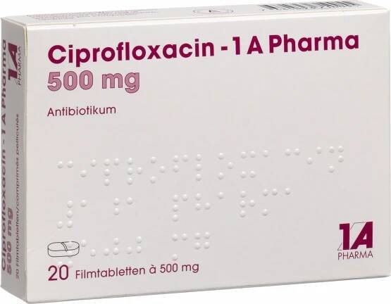 Ciprofloxacin 1a 500 mg