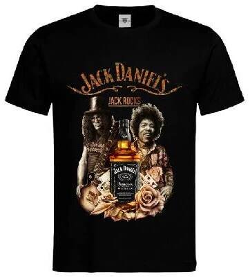 Tričko Jack Daniel's | Slash & Jimi Barva: Černá, Velikost: XL, Druh: Dětské