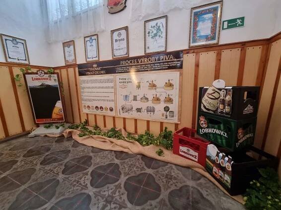 Expozice pivovarnictví Vysoký Chlumec