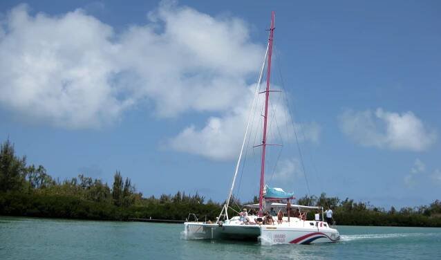 Mauritius - výlet katamaránem - Ille Aux Cerf