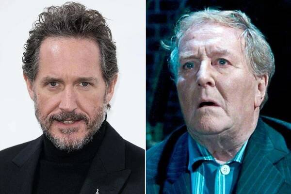 Bertie Carvel attends "The Crown" Finale Celebration at The Royal Festival Hall on December 05, 2023; Robert Hardy as Cornelius Fudge