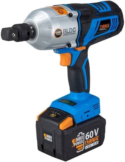 ASR 620-3MTB - 60V BRUSHLESS JUMBO POWER bezuhlíkový rázový utahovák s regulací výkonu (T-LOC) - Hanol s.r.o.