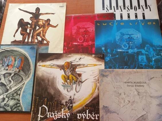 LP desky - Lucie, Pražský výběr, Marta Kubišová, Hana Hegerová - Hudba
