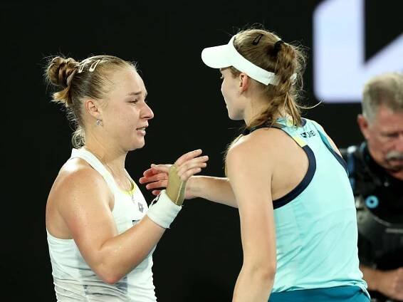Elena Rybakina loses longest-ever grand slam tiebreak in defeat to Anna Blinkova