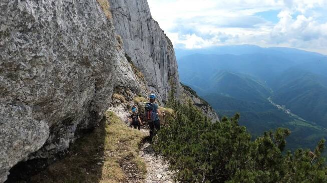 Brâna Caprelor - Brâul Ciorânga. Piatra Craiului, difficult hike
