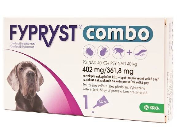 Fypryst Combo spot-on pro psy (>40 kg) 1x4,02 ml