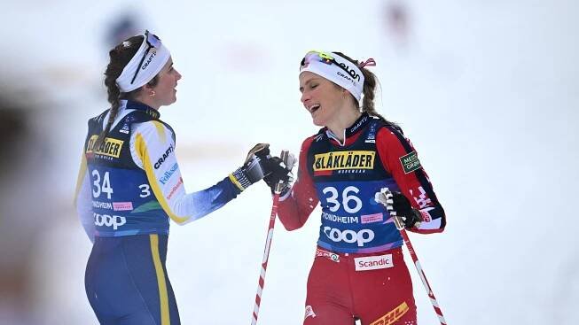 Andersson once again gets the better of Johaug at 10km classic in Trondheim