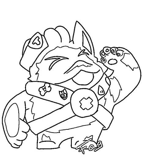 Squeak Brawl Stars omalovánka