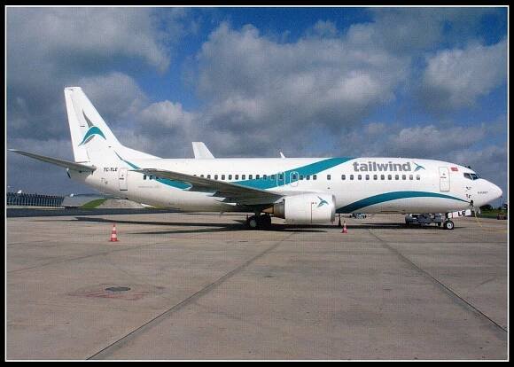 Letadlo - Boeing 737 - 4Q8 , letectví , /190/ - Pohlednice