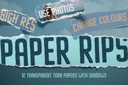 24+ Best Torn Paper Effects for Photoshop (Torn Edges, Brushes & Filters) - Theme Junkie