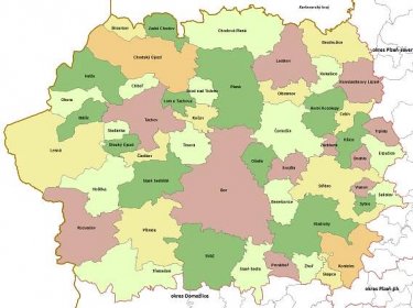 mapa tachova Mapa obcí okresu Tachov | Drobné památky