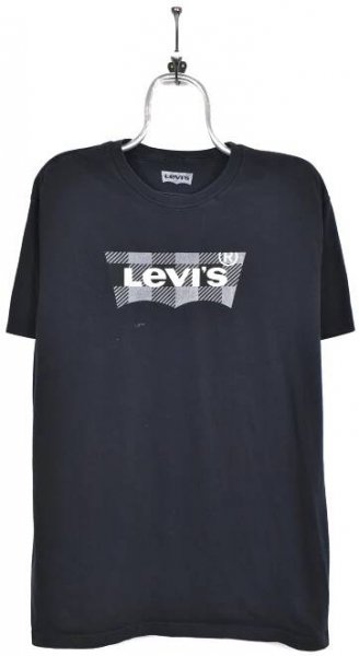 Modern Levis shirt, short sleeve black graphic tee - AU L LEVIS