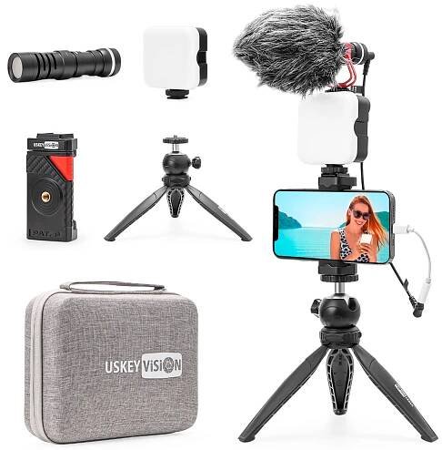 VLOG K2 Smartphone Video Light Mobile Vlog Kit
