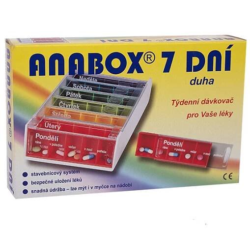 Dávkovač léků Anabox 7 dní