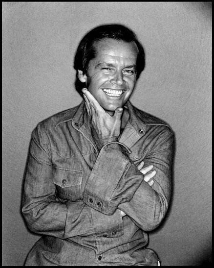 David Bailey, Jack Nicholson, 1976.
