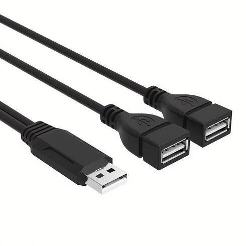 Rozdvojka USB 2.0, černá