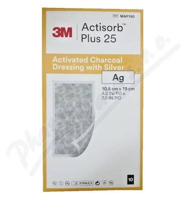Actisorb Plus 25 krytí 10.5x19cm 10ks