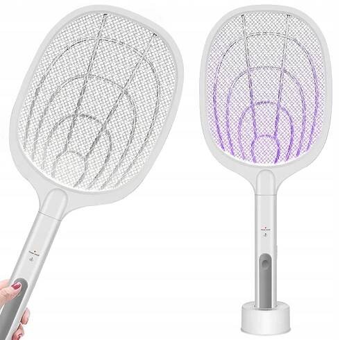 Verk 24062 Plácačka na mouchy elektrická s UV světlem bílá