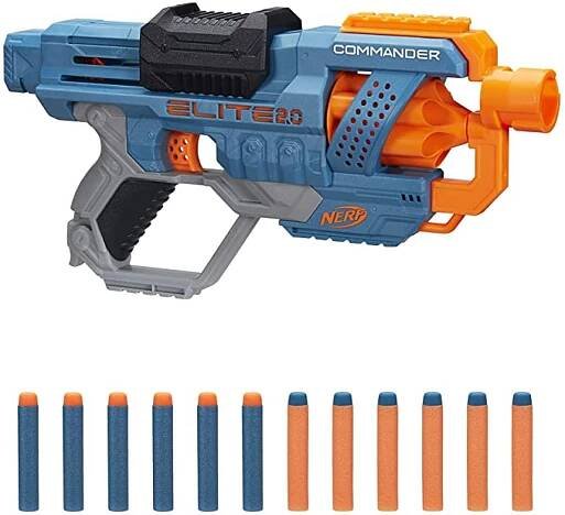 PISTOLE NERF ELITE COMMANDER ELEKTRONICKÁ šipka navíc Barva vícebarevná
