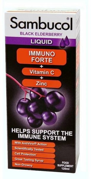 SAMBUCOL Immuno Forte Sirup + vit.C + zinek 120ml