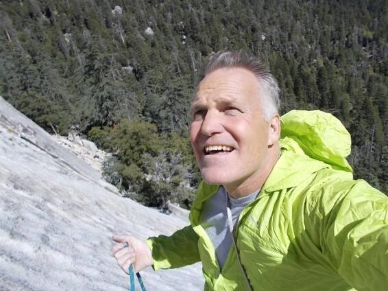 Kevin Graves belaying