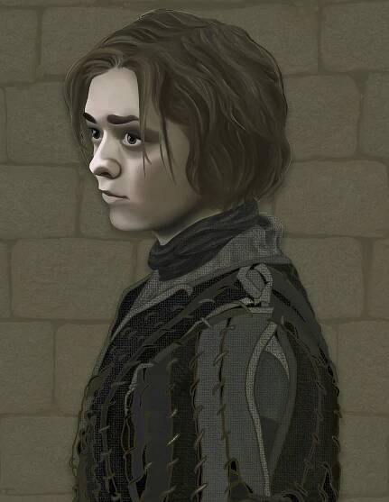 claire skelly - Arya Stark Portrait