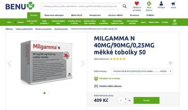 milgamma recenze přípravku