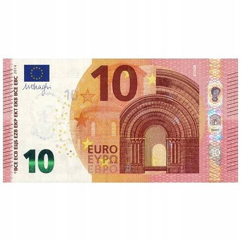 10 Euro (10 EUR) UNC bankovka Náhodný rok a série Země Německo