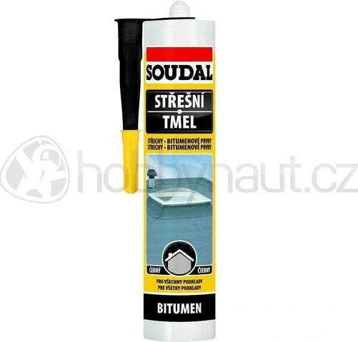 SOUDAL střešní tmel 310g černý