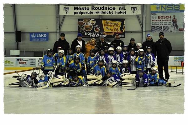 Další hokejová zkušenost našich lvíčat. Soupeř HK Kralupy nad Vltavou - HC Roudnice nad Labem