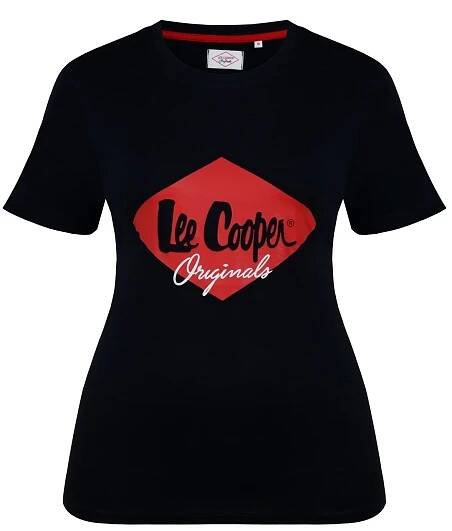 dámské tričko LEE COOPER - BLACK - XL
