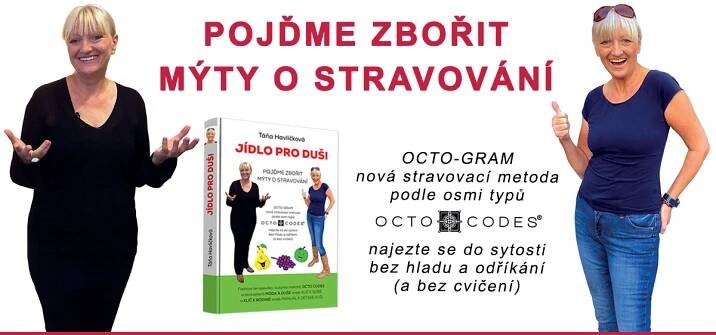 JÍDLO PRO DUŠI - Táňa Havlíčková -kniha o stravování