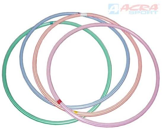 ACRA Obruč gymnastická 90 cm HULA HOOP velká