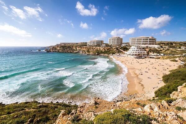 Golden Bay (pláž) - Malta