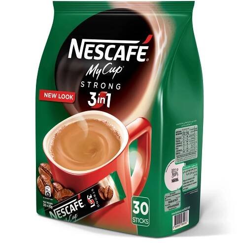 Nescafe My Cup 3In1 Strong Coffee Mix 20 Gm X 30 Sticks