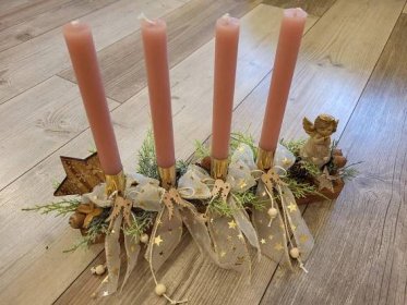 INSPIRUJTE SE: Ručně vyráběné adventní svícny tvoří kouzlo Vánoc