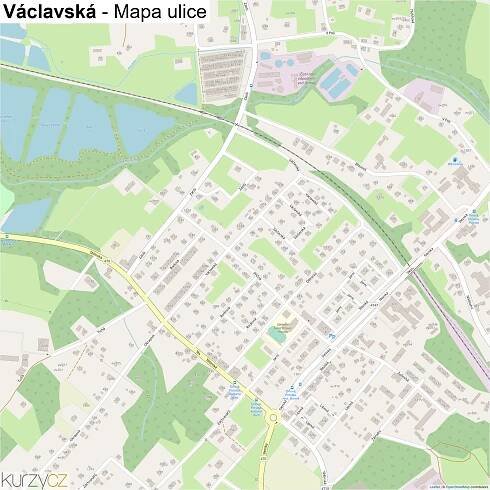 Václavská - mapy | Kurzy.cz